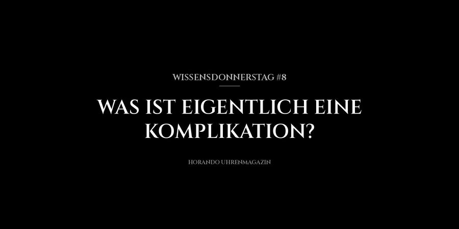 Wissensdonnerstag #8: Was ist eigentlich eine Komplikation?