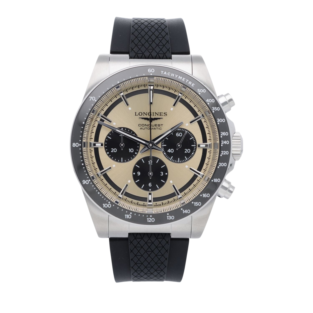 浪琴征服者计时码表