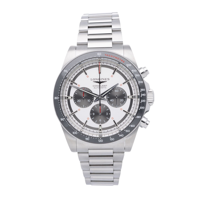 浪琴征服者计时码表