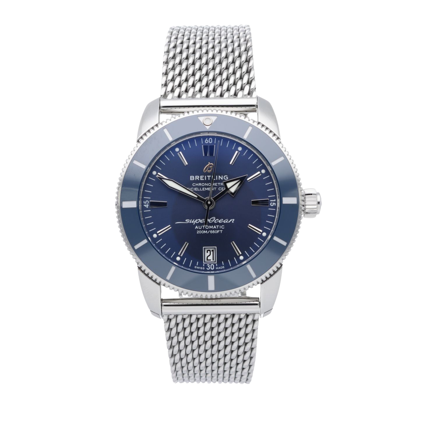 Heritage B20 Automatic 42 Breitling Superocean Heritage 42 Blue