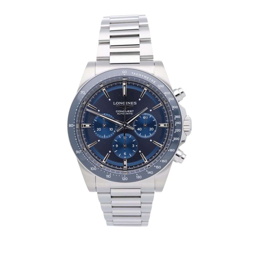 浪琴征服者计时码表