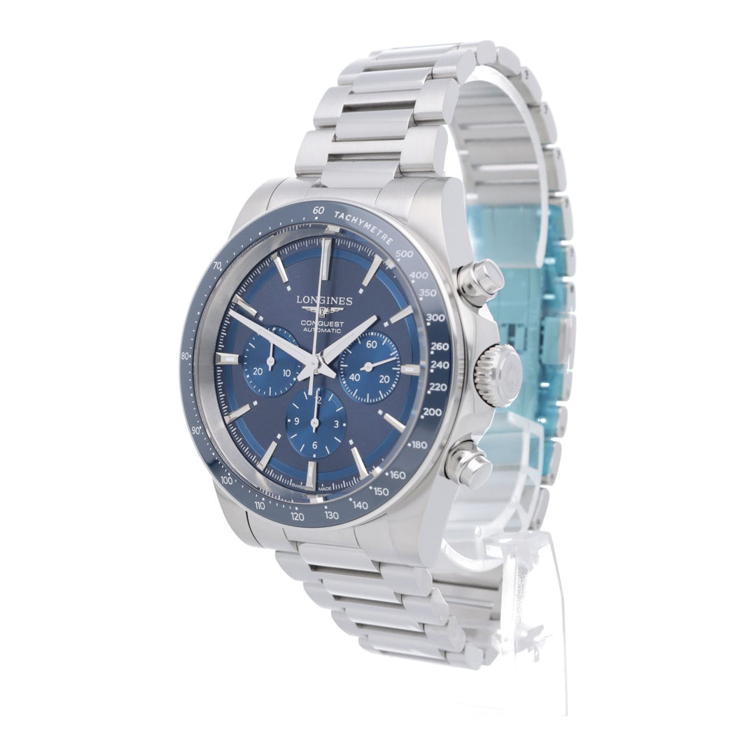 浪琴征服者计时码表