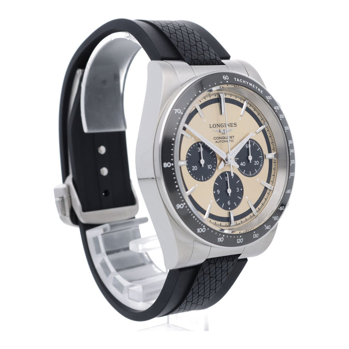 浪琴征服者计时码表