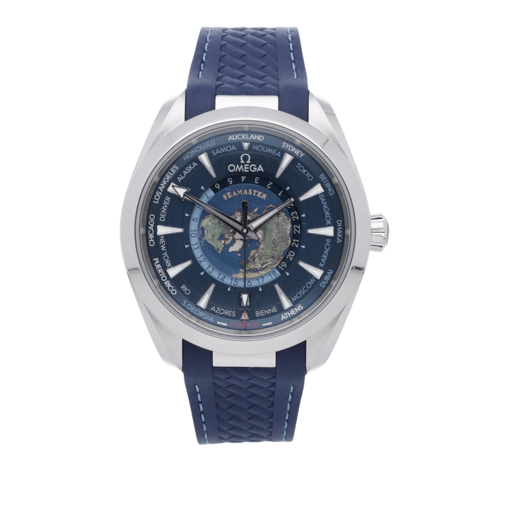 Омега Сименстер Аква Тера 150М GMT Уорлдтаймер