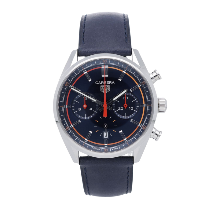 Tag Heuer Carrera Automatik Chronograph Calibre Heuer 02