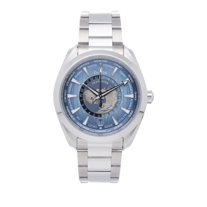 Омега Сименстер Аква Тера 150М GMT Уорлдтаймер