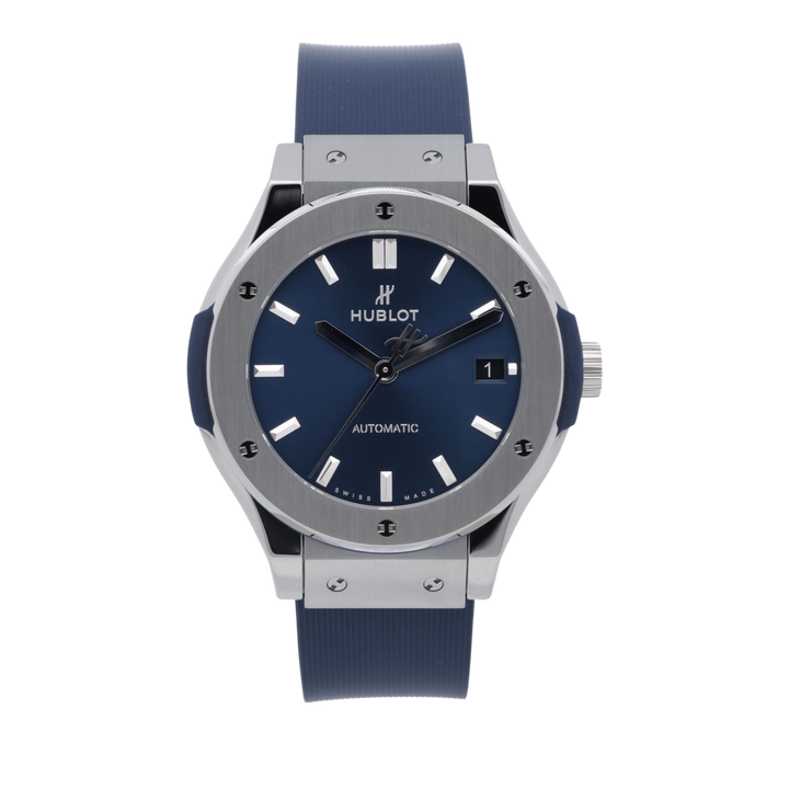 Hublot Classic Fusion Titânio Azul
