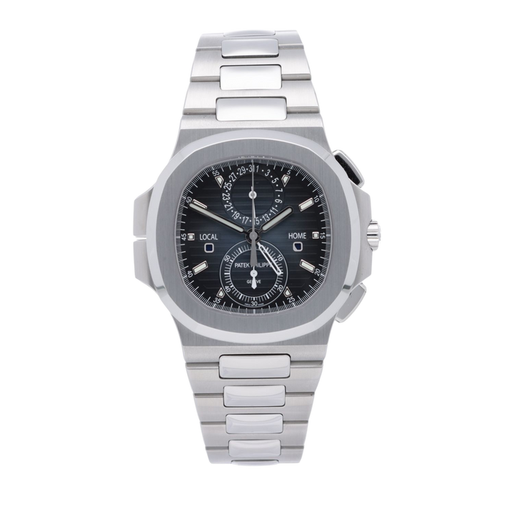 Patek Philippe Nautilus Travel Time Blue