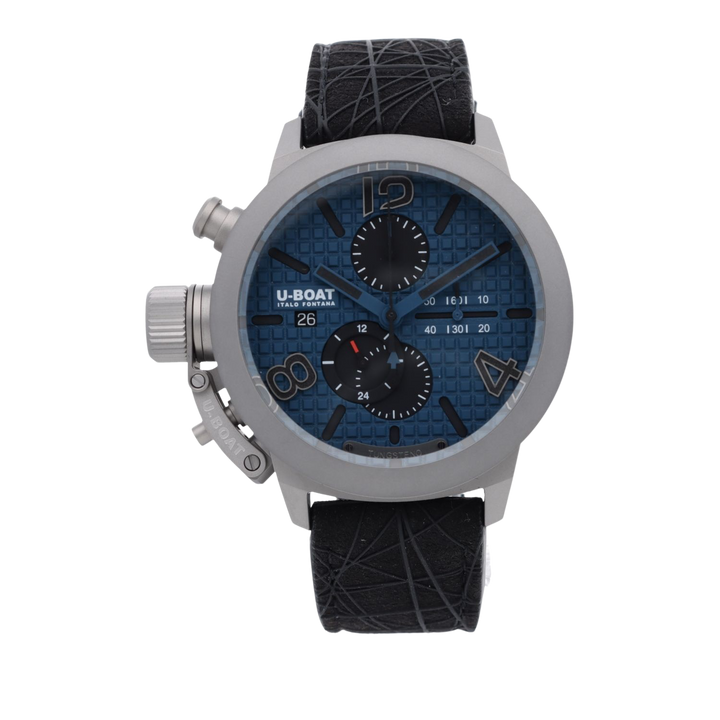 U-Boat Classico 45 Titanium Tungsten Blue