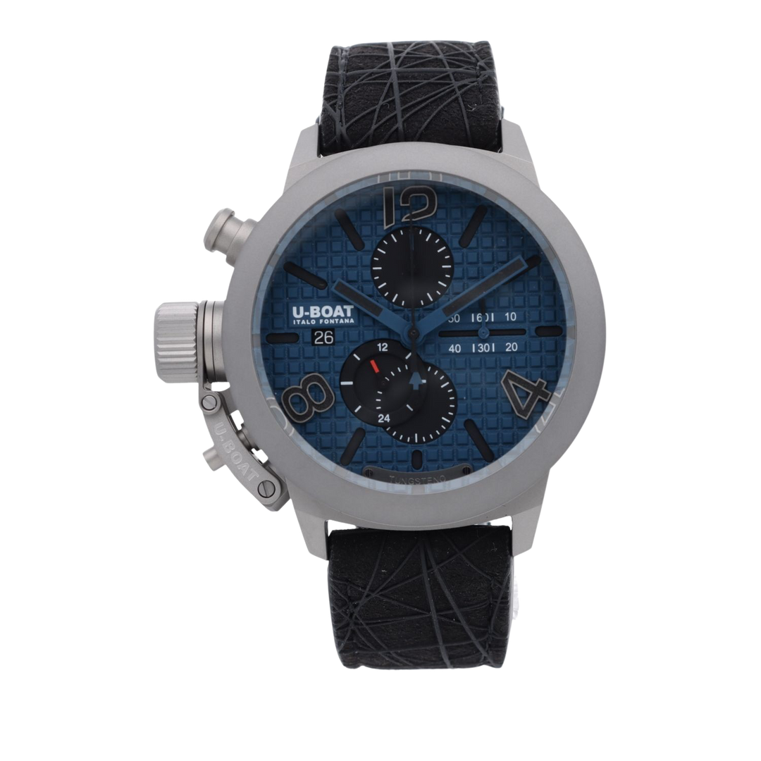 U-Boat Classico 45 Titanium Tungsten Blue