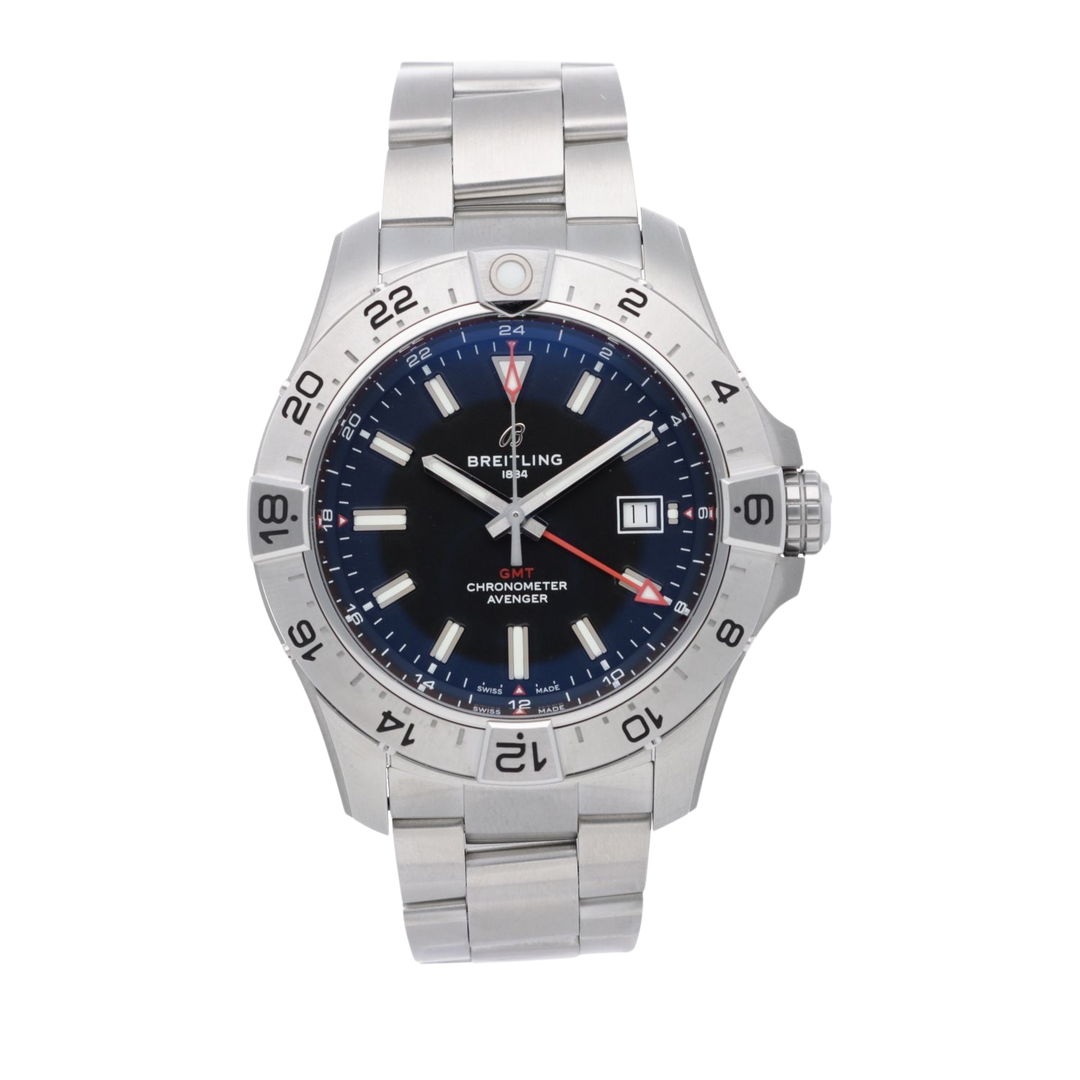 Breitling men's watch Avenger Automatic GMT 44