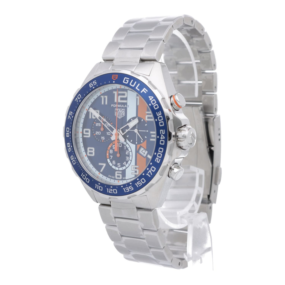 TAG Heuer Formula 1 Cronógrafo de quartzo de 43 mm, Edição Especial Gulf