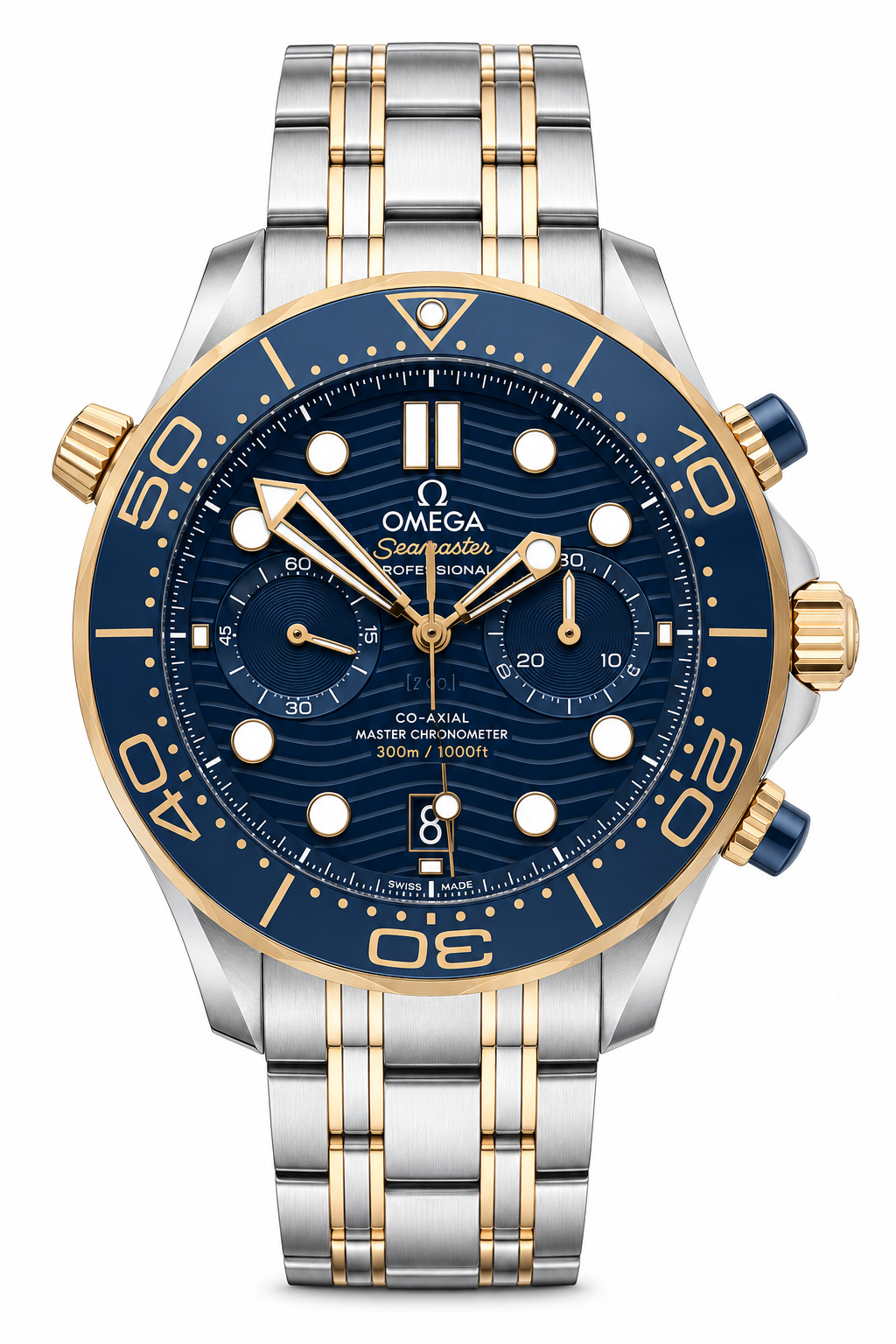 Omega Seamaster Diver 300M Co‑Axial Master Chronometer Chronograph 44mm
