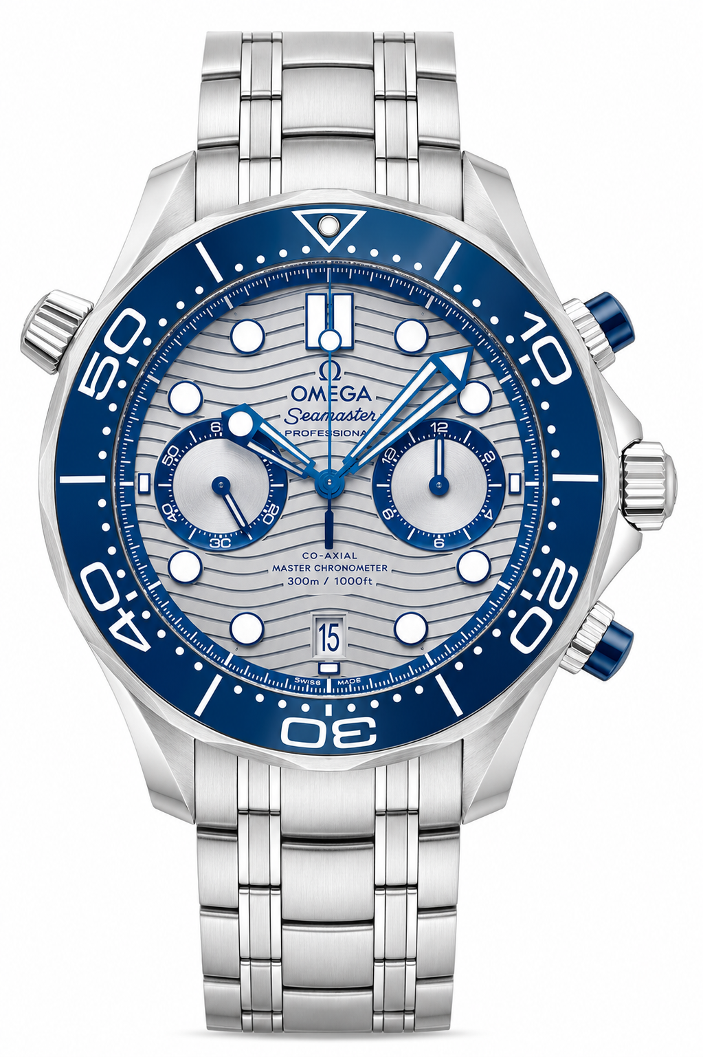 Omega Seamaster Diver 300M Co‑Axial Master Chronometer Chronograph 44mm