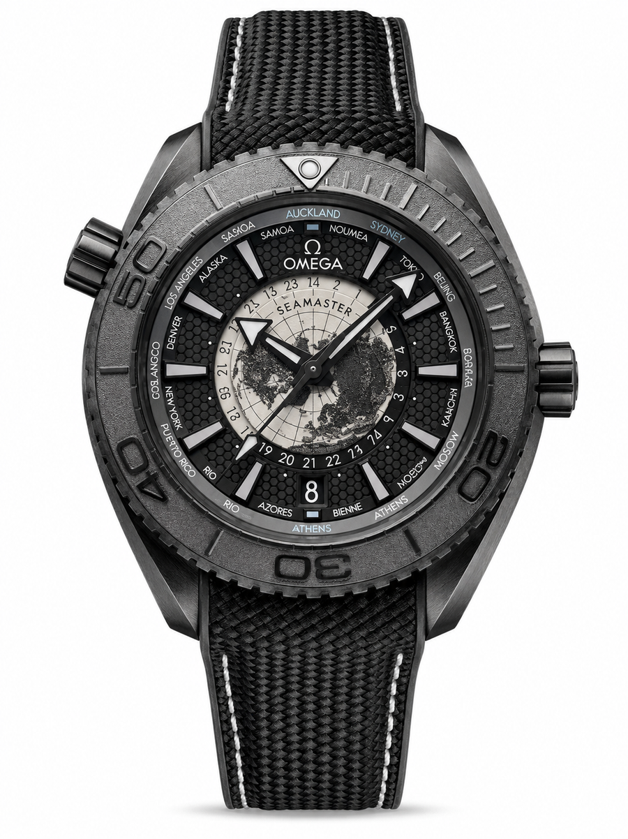 Omega Seamaster Planet Ocean 600 M Co-Axial Master Chronometer GMT Worldtimer 215.92.46.22.01.007