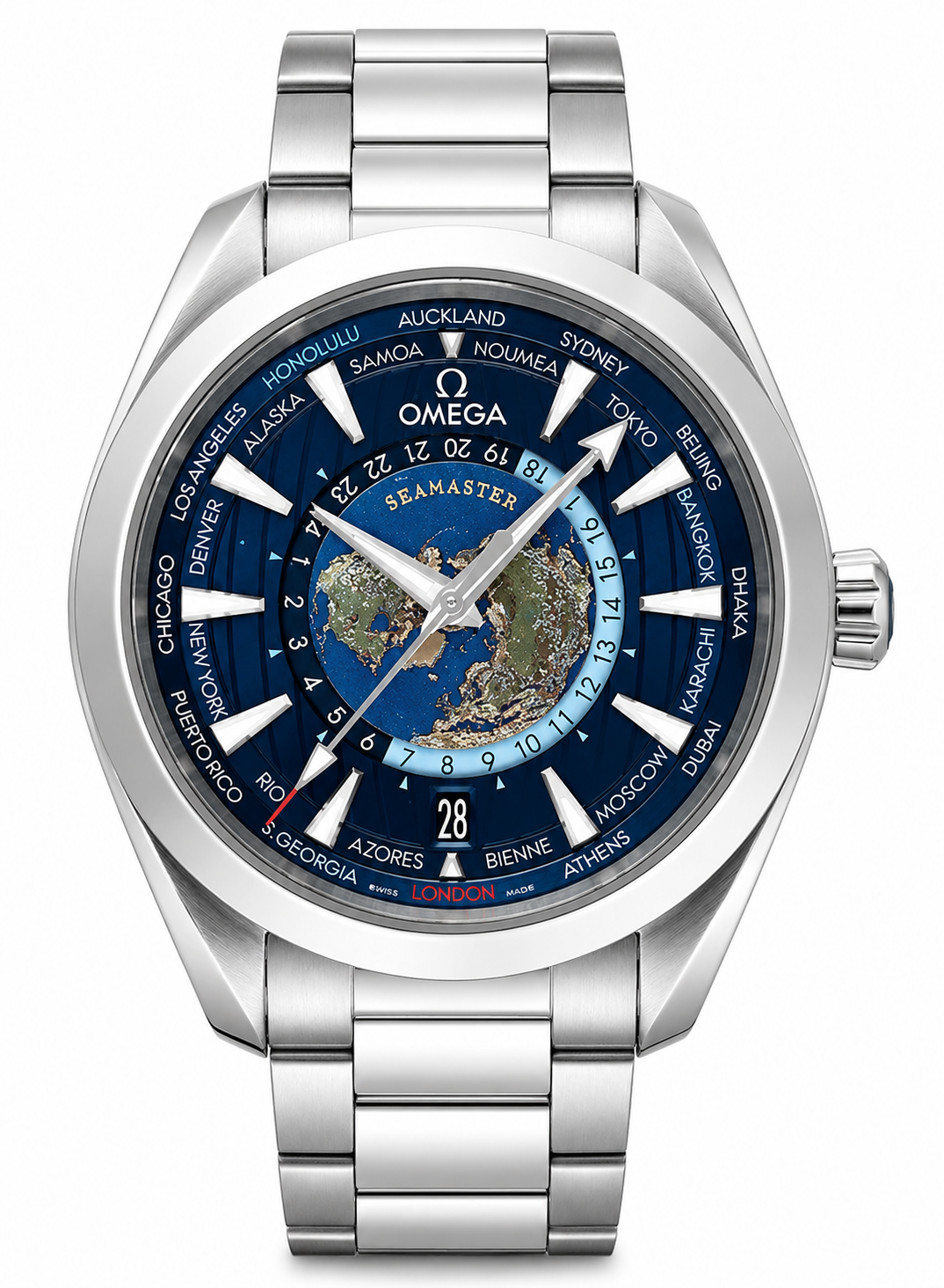 Omega Seamaster Aqua Terra 150M GMT Worldtimer