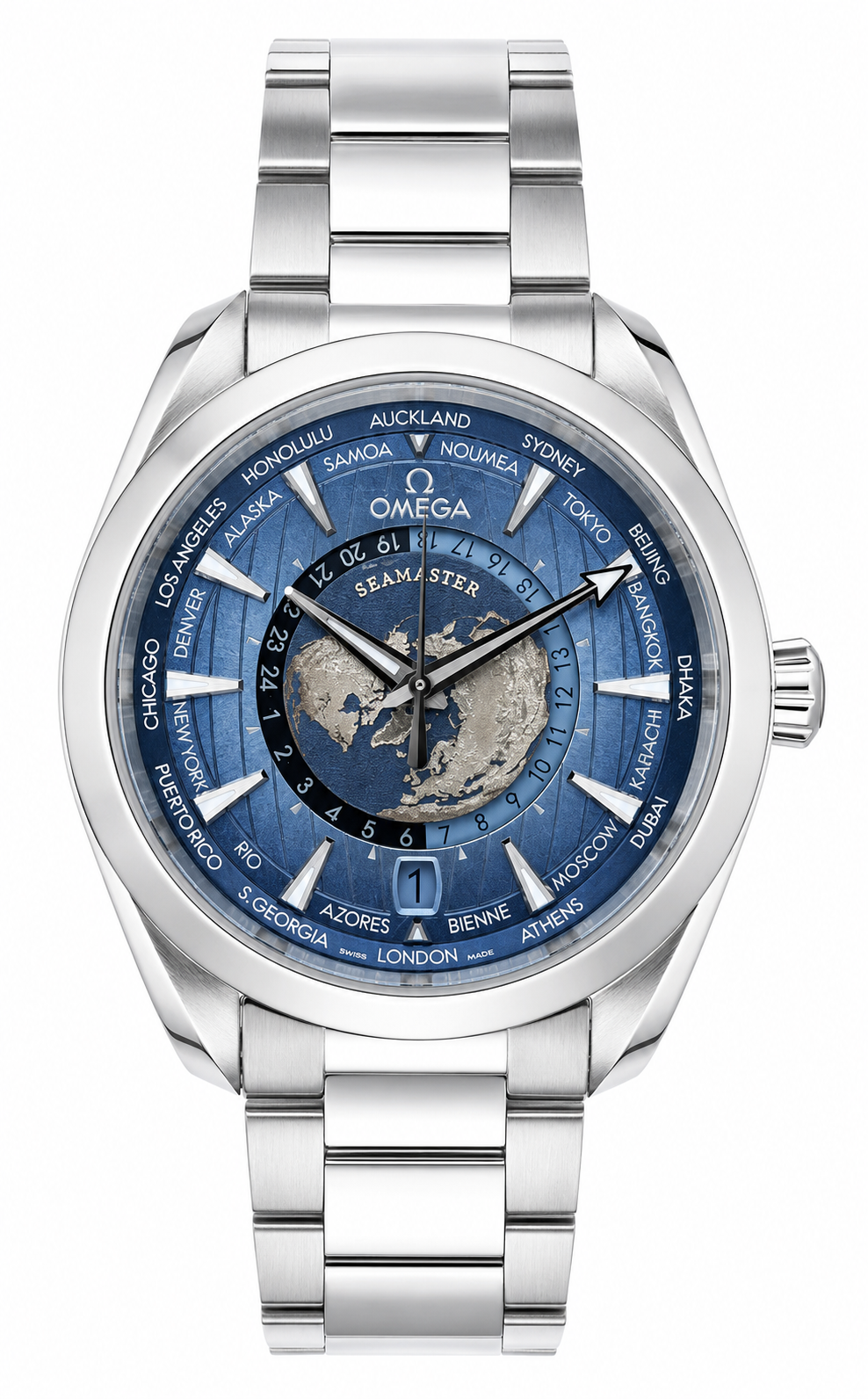 Omega Seamaster Aqua Terra 150M GMT Worldtimer