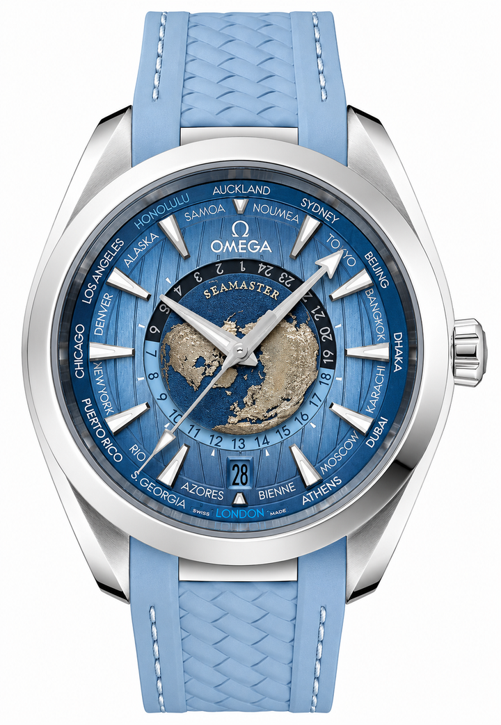 Omega Seamaster Aqua Terra 150M Co-Axial Master Chronometer GMT Worldtimer 43 mm