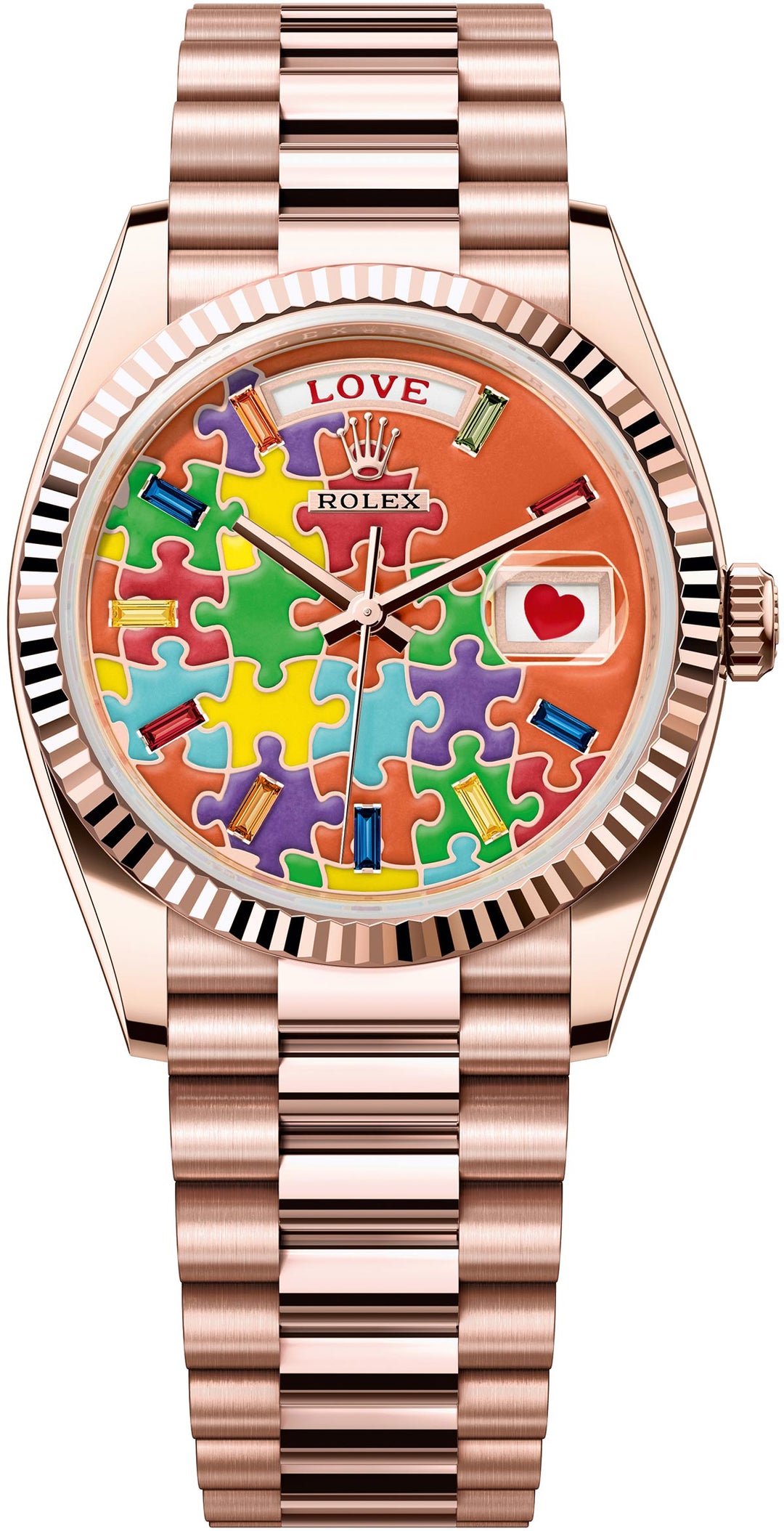 Rolex Day-Date 36 Puzzle Emoji Jigsaw Motif