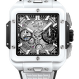 Hublot Square Ban Unicode Céramique Blanche 42mm
