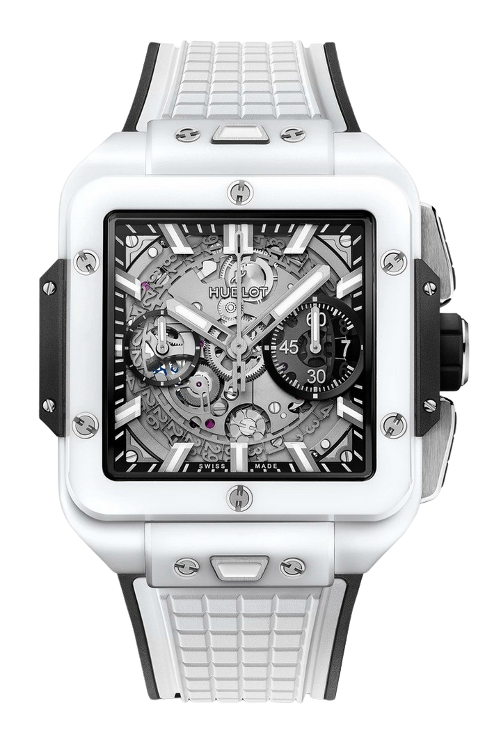 Hublot Square Ban Unicode White Ceramic 42mm