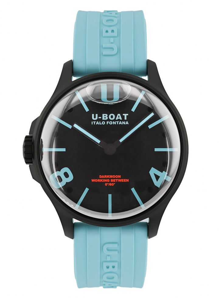 U-Boat Darkmoon BK Curve Aquamarine PVD 9526/B