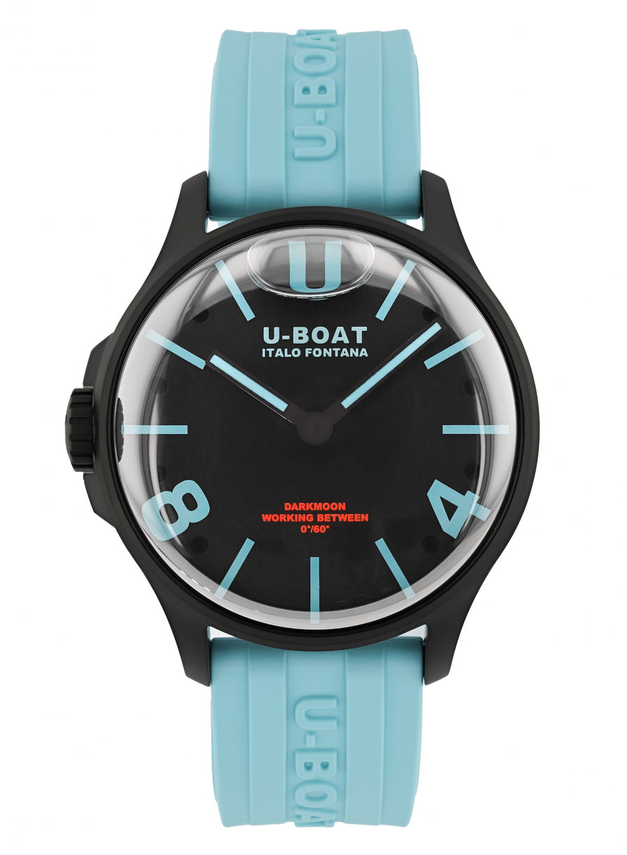 U-Boat Darkmoon BK Curve Aquamarine PVD 9526/B