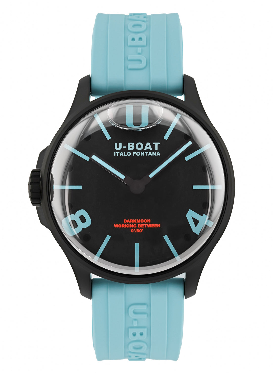 U-Boat Darkmoon BK Curve Aquamarine PVD 9526/B