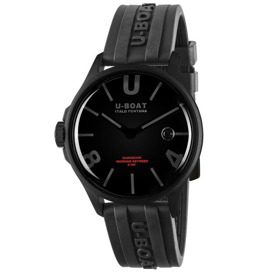 U-Boat Darkmoon BK Black Curved PVD 9545