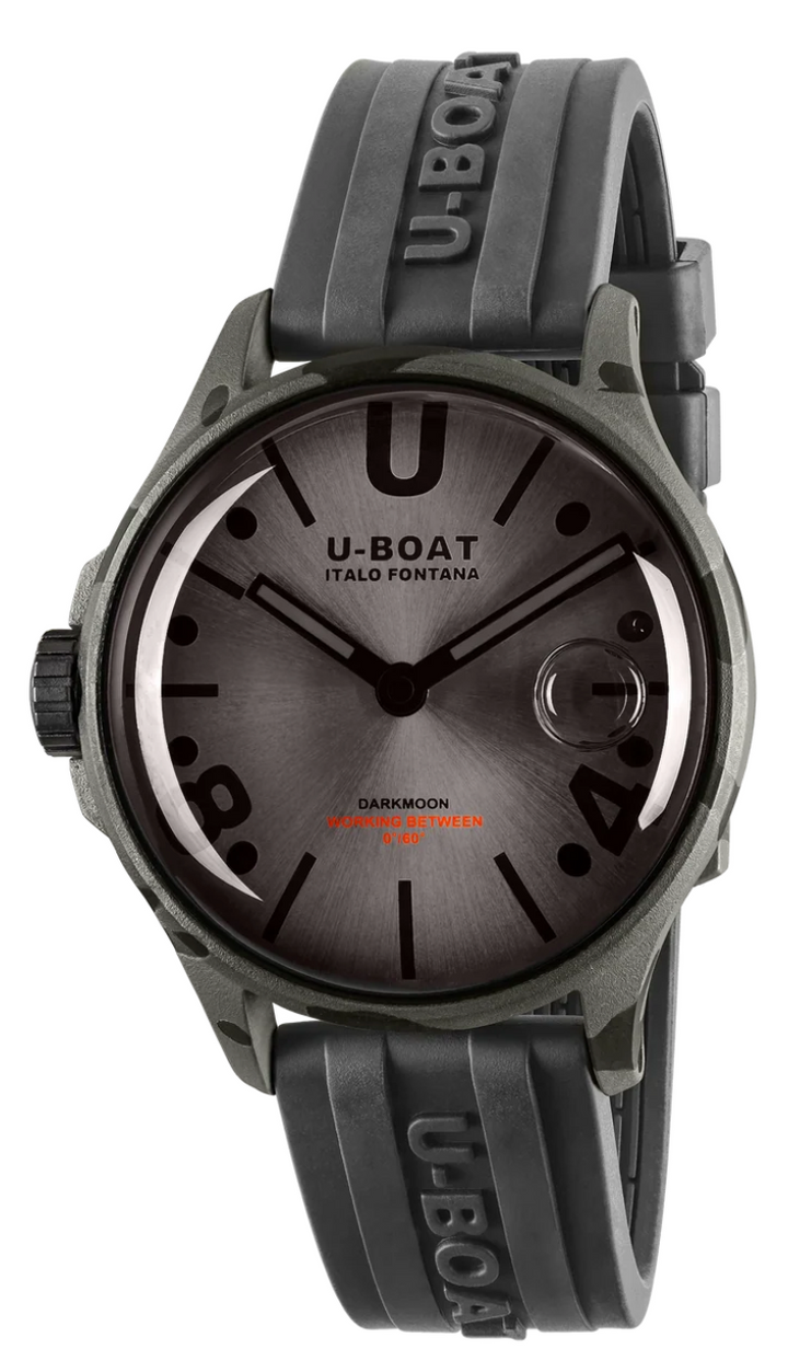 U-Boat Darkmoon BK Grey Curved Camouflage