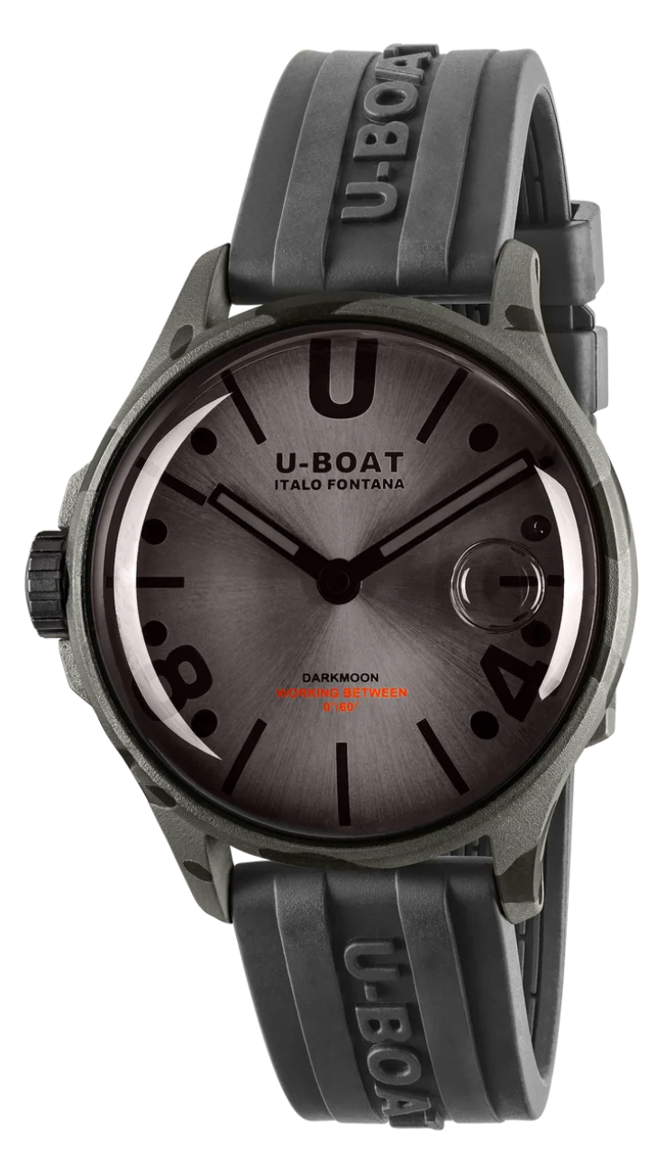 U-Boat Darkmoon BK Grey Curved Camouflage