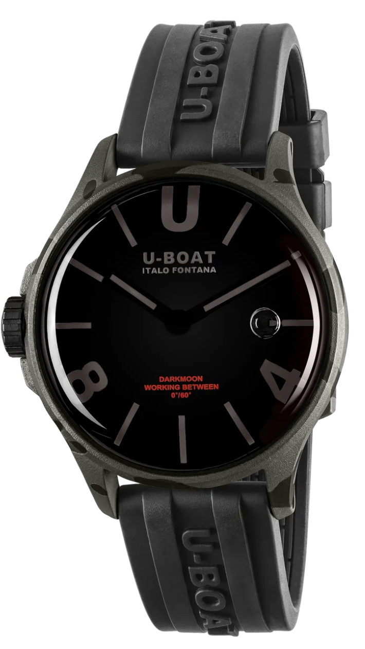 U-Boat Darkmoon BK Grey Curved Camouflage