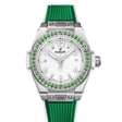 Hublot Big Bang One Click Joyful Steel Apple Green Ceramic Diamonds 33mm