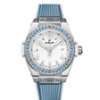 Hublot Big Bang One Click Joyful Steel Sky Blue Ceramic Diamonds 33mm