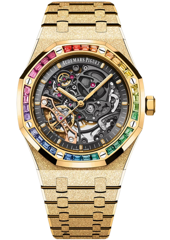 Audemars Piguet Royal Oak Frosted Gold Double Balance Wheel Openworked