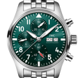 Relógio de Piloto IWC Cronógrafo 41 Verde