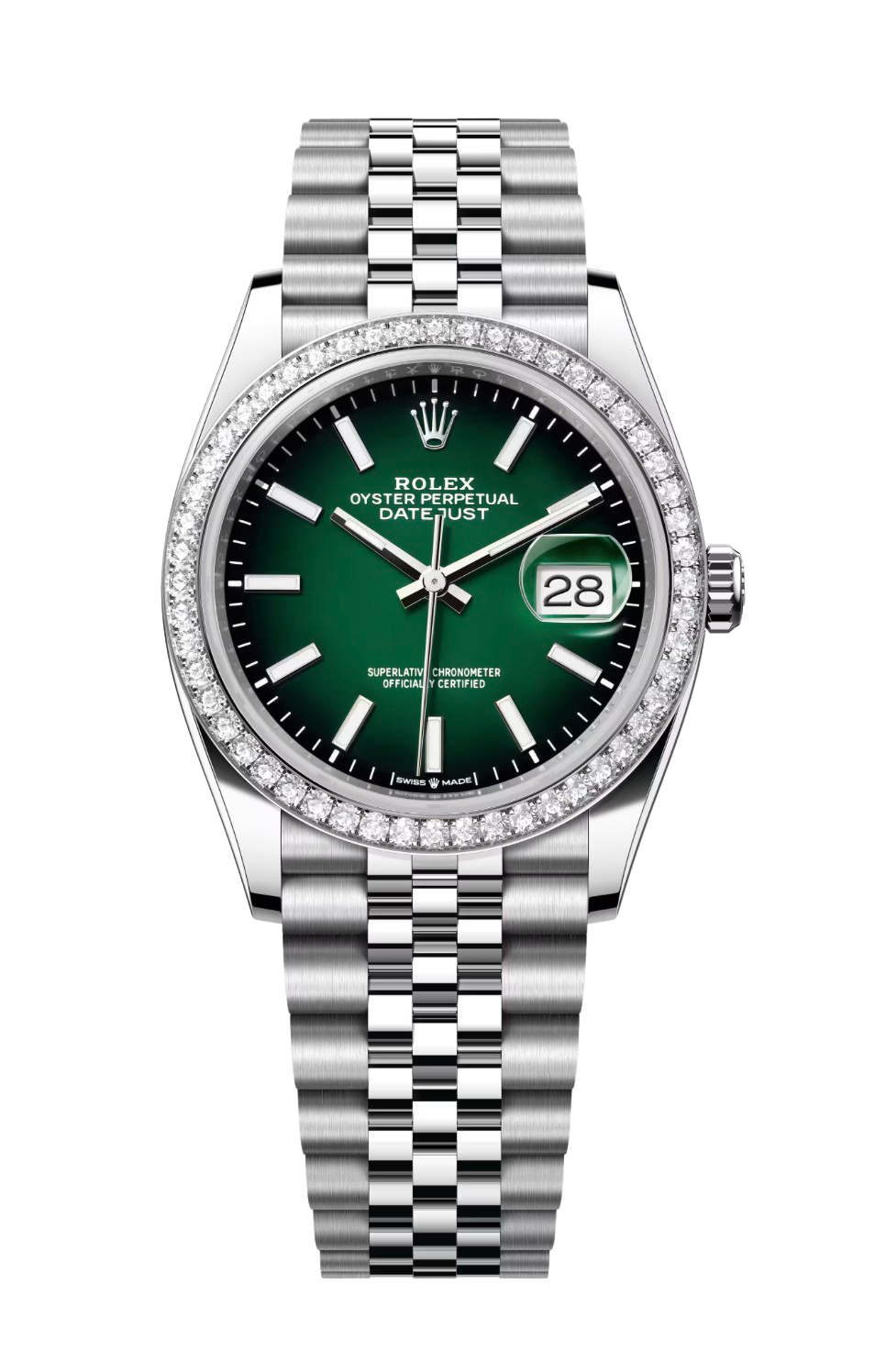 Rolex Datejust 36 Green Ombre