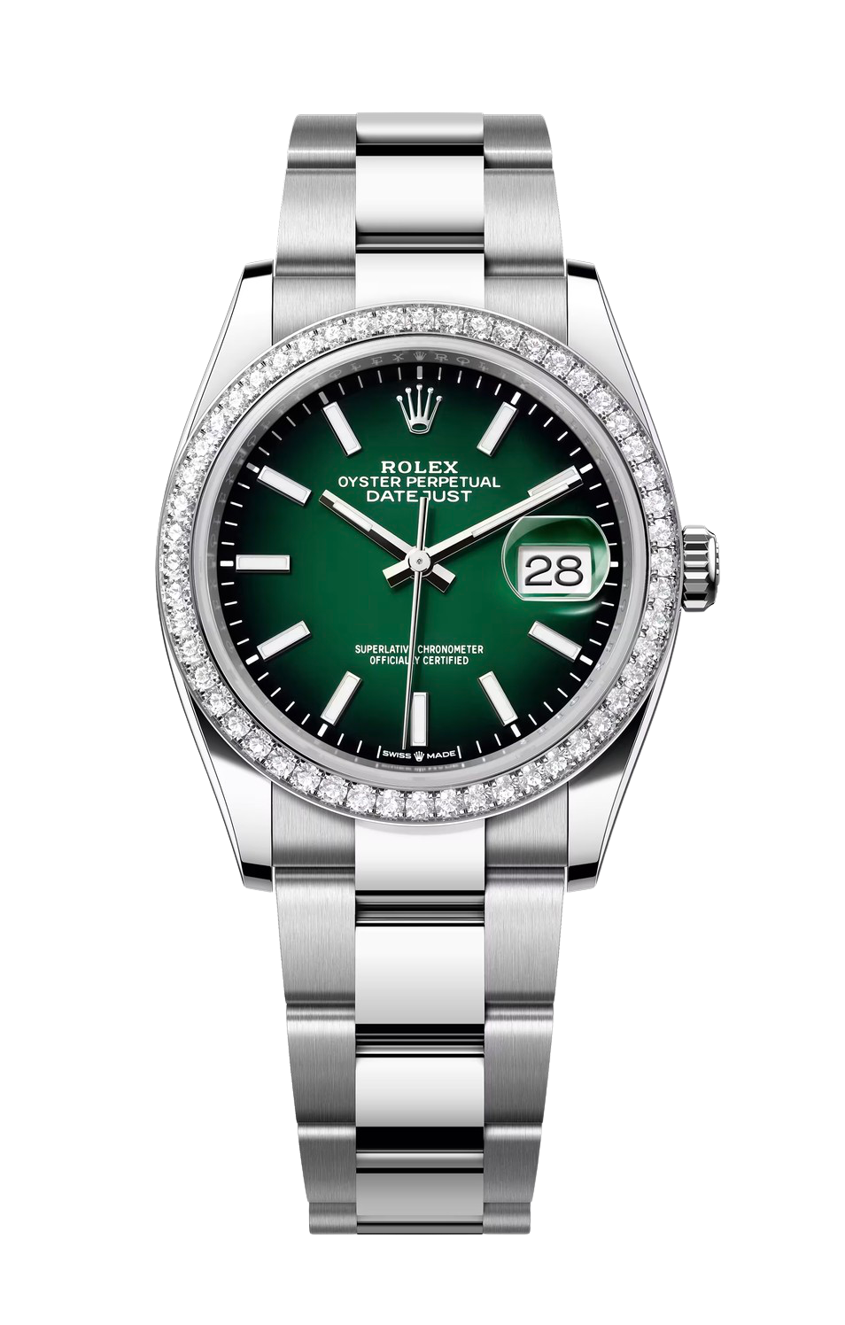Rolex Datejust 36 Green Ombre