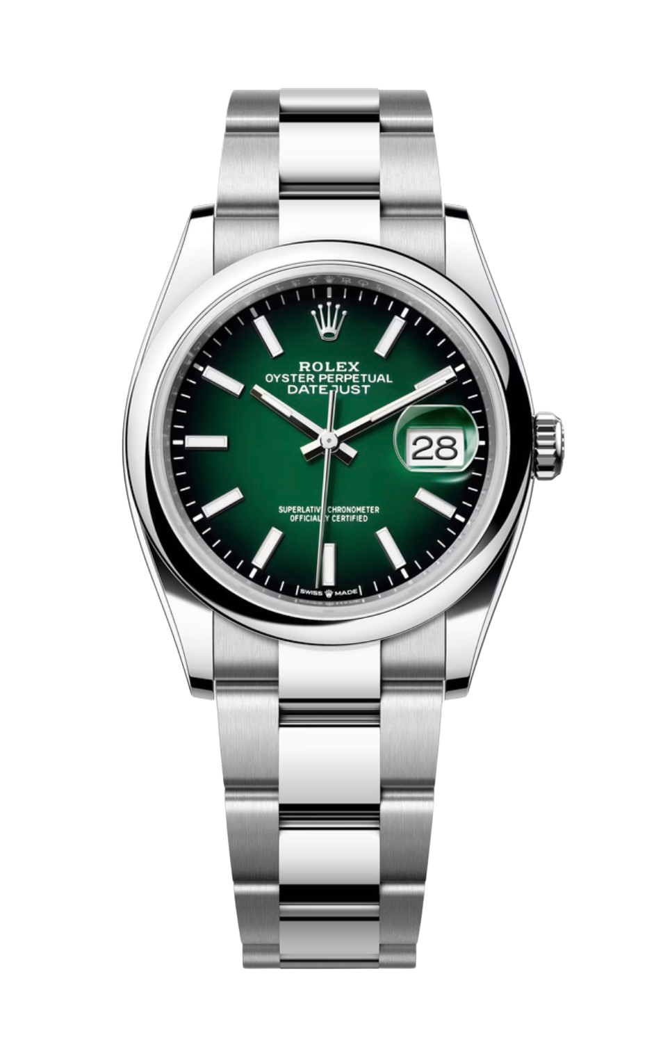 Rolex Datejust 36 Green Ombre