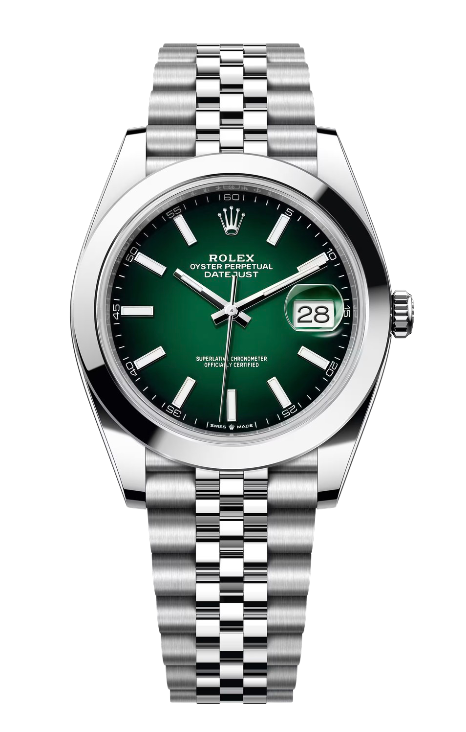 Rolex Datejust 41 Green Ombre