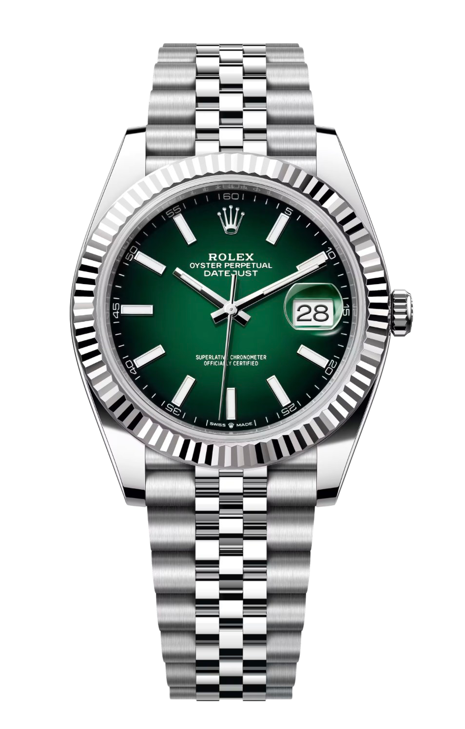 Rolex Datejust 41 verde degradado