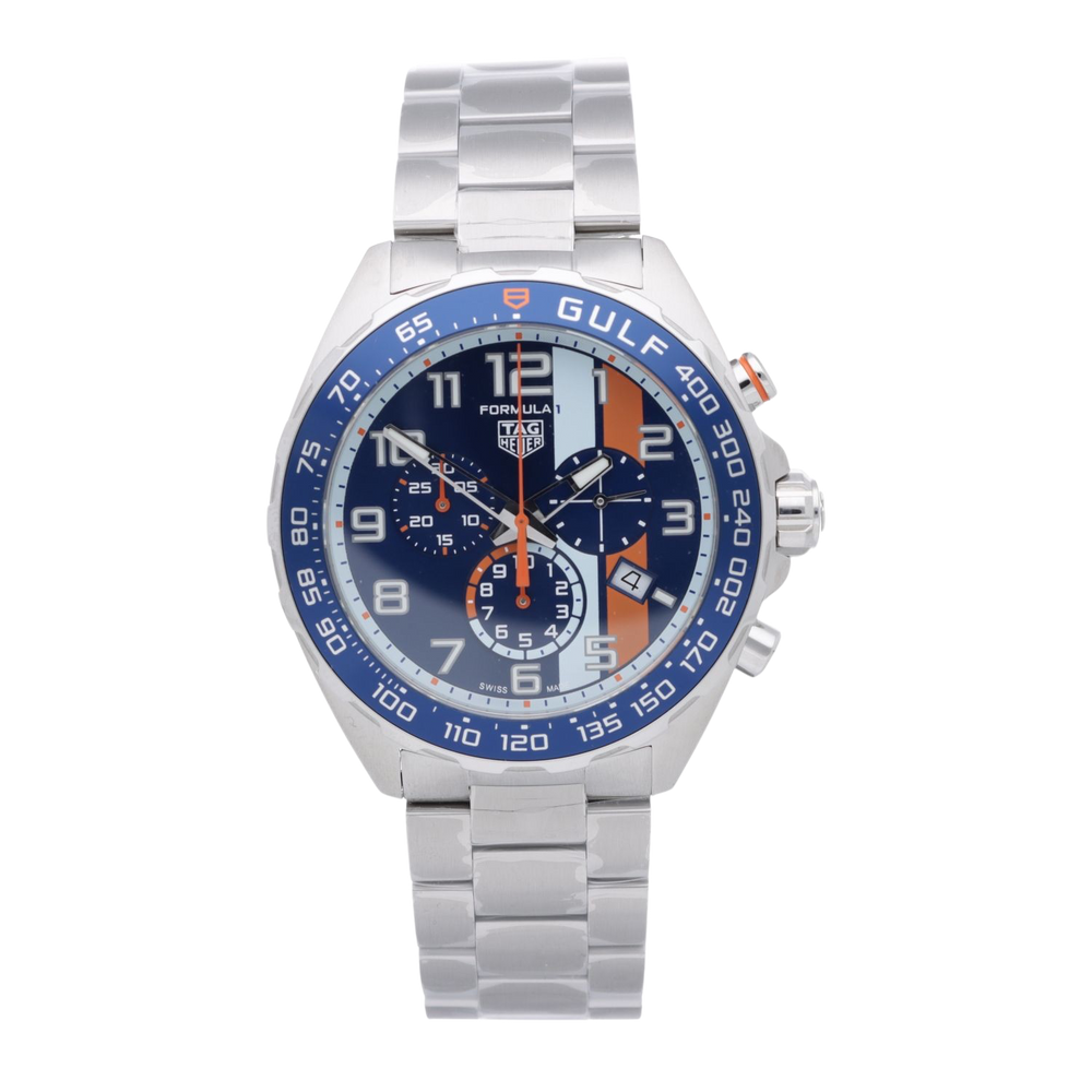 TAG Heuer Formula 1 Quarz Chronograph 43mm Gulf Spezial Edition
