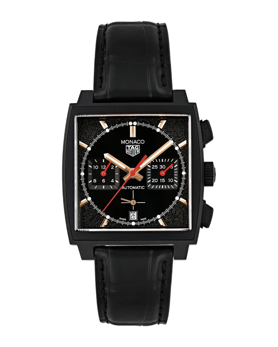 TAG Heuer Monaco Calibre Heuer 02 Automatik 39 mm Special Edition Dark Lord CBL2180.FC6497