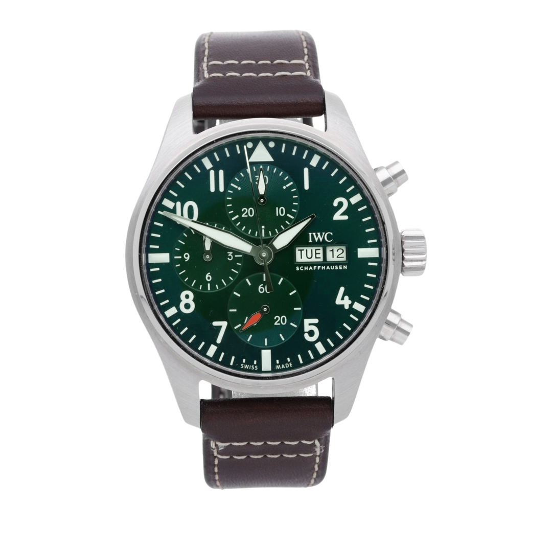 Reloj Piloto IWC Cronógrafo 41 Verde