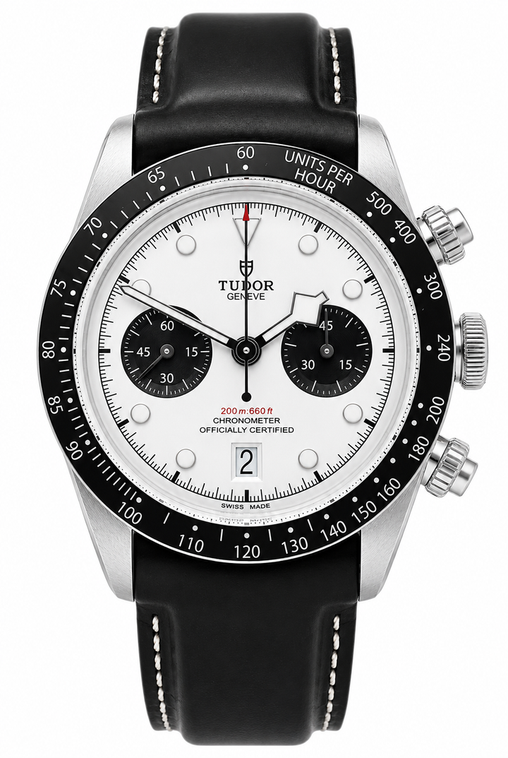 Tudor Black Bay Chrono in pelle