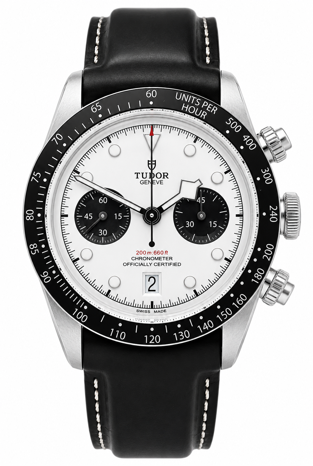 Tudor Black Bay Chrono in pelle