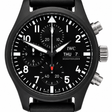 IWC Пилотские часы Хронограф 41 Топ Гун