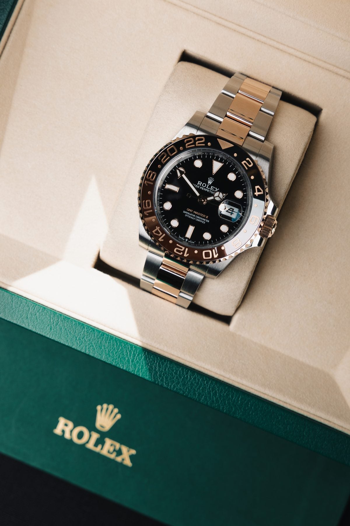 Rolex GMT-Master II in der Originalbox bei HORANDO