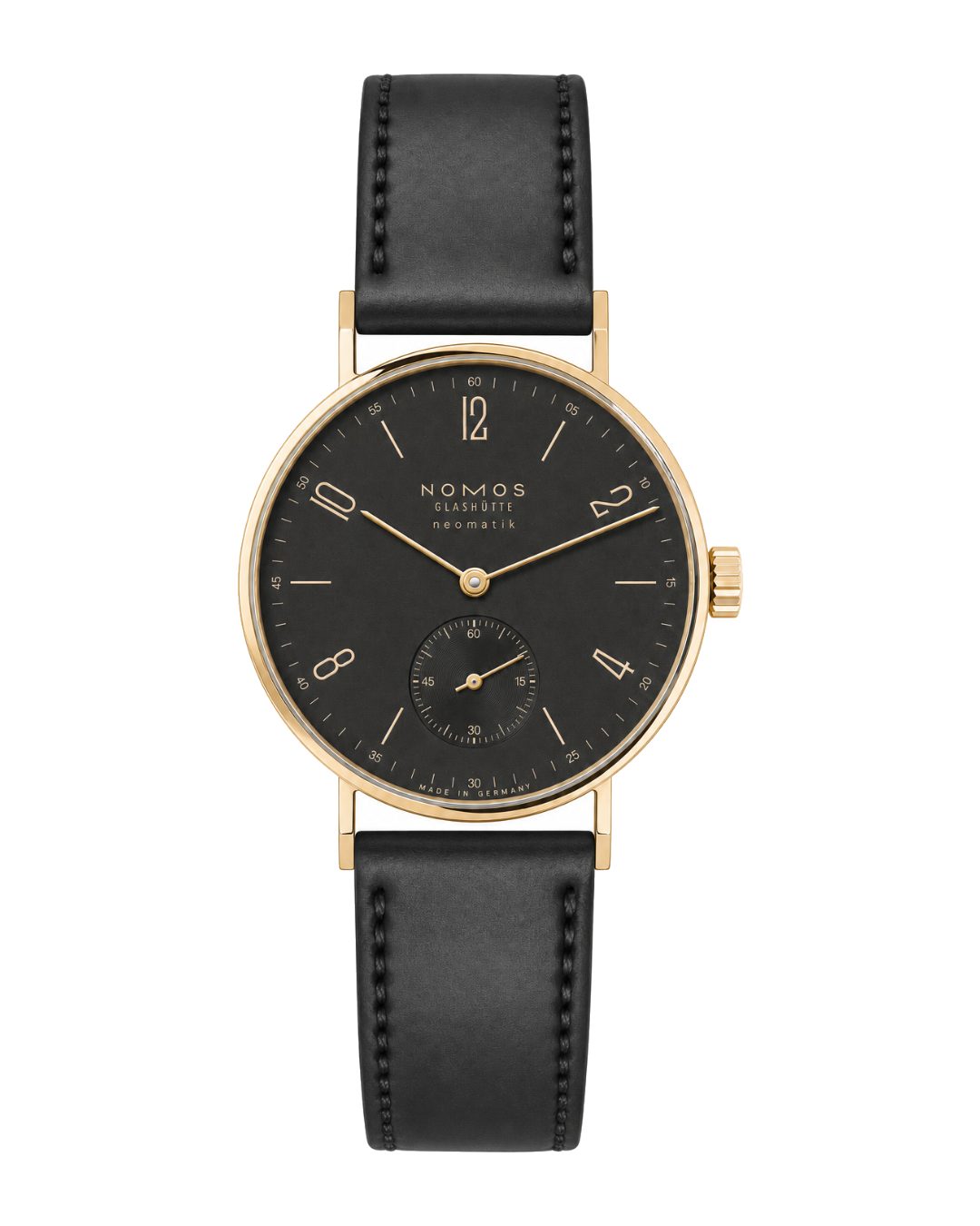NOMOS Glashütte Tangente Gold neomatik Ruthenium Ref. 163