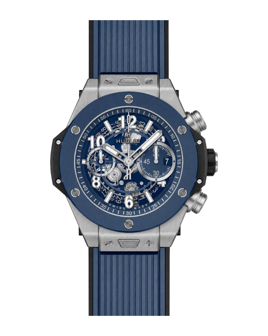 Hublot Big Bang Unico Titanium Blue Ceramic Automatic Chronograph 421.NL.5170.RX